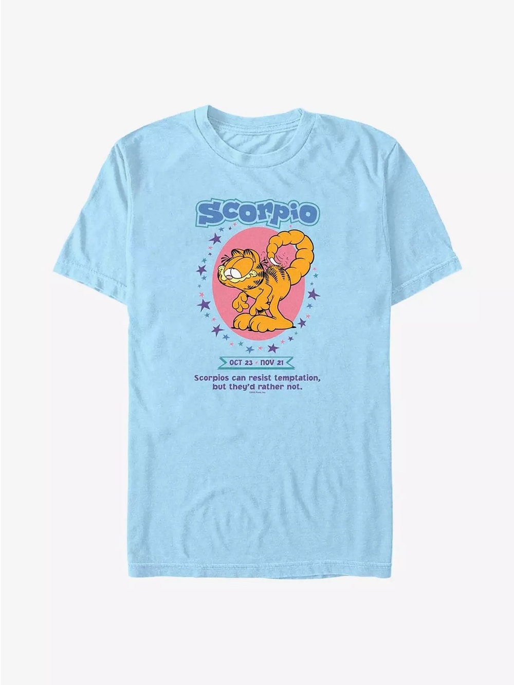 Gildan Light Blue Kids' Garfield Scorpio Tee